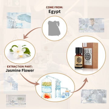 Jasmine Essential Oil AKARZ Natural And Pure (30ML 100ML )